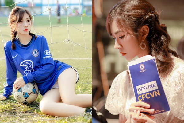 “Hot girl Chelsea” khiến mọi chàng trai mê mẩn, kể cả Fan M.U