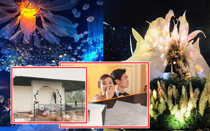 Hé lộ không gian cưới rộng 500m2 lộng lẫy như cung điện của Công Phượng tại Nghệ An