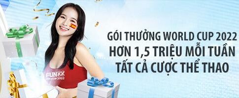 Tận hưởng những ưu đãi đặc quyền dành cho World Cup 2022 tại Fun88